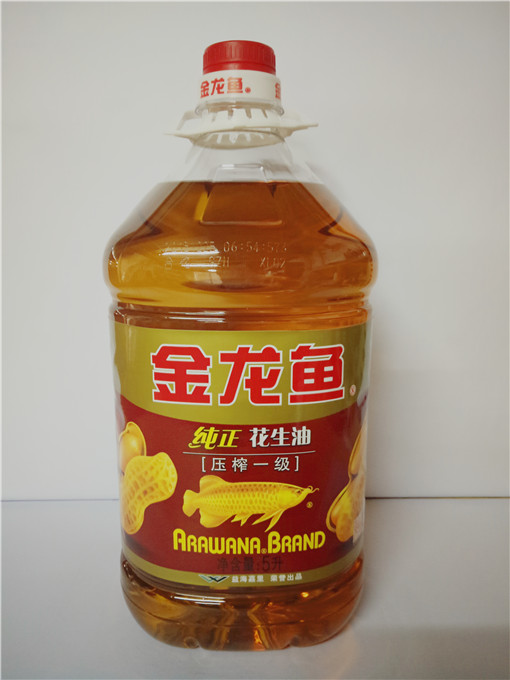 金龙鱼纯正花生油5L