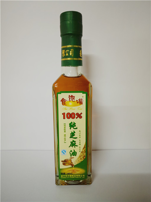 食饱嘴100%芝麻油180ml