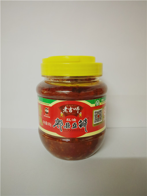 老吉师红油郫县豆瓣酱500g