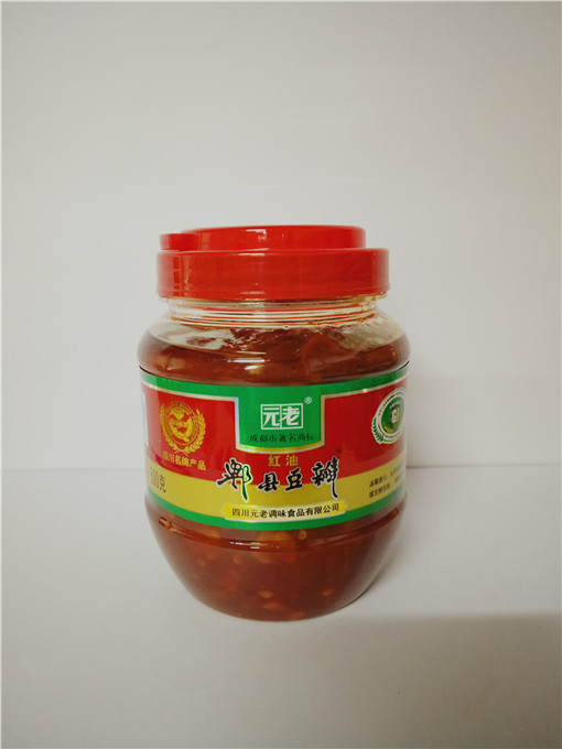 元老红油郫县豆瓣酱500g