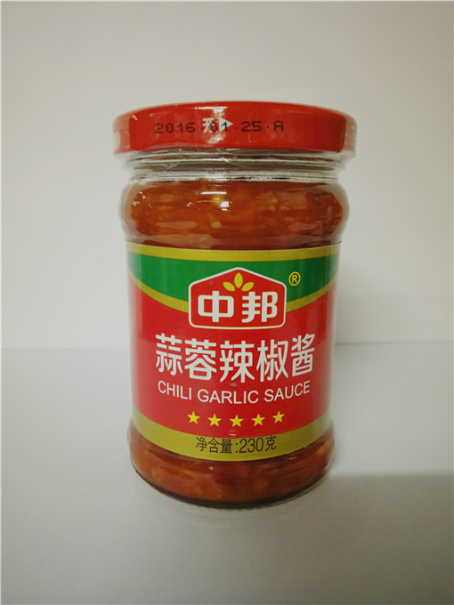 中邦蒜蓉辣椒酱230g